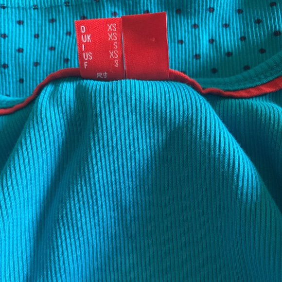 Esprit Tank Top | size XS | Turquoise - Picture 4 of 6